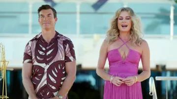 Reiss Yung Palm Leaf Print Shirt worn by Jerry O'Connell as seen in The Real Love Boat (S01E03)