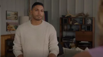 Cadre Pull en coton lambrissé porté par Jordan Baker (Michael Evans Behling) vu dans All American (S05E03)