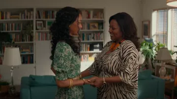 Ba&Sh Vika Dress worn by Amy Wheeler (Zoe Saldana) as seen in From Scratch (S01E02)