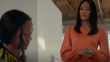 A.L.C. Behati Robe portée par Chloe Lim (Elizabeth Anweis) vue dans From Scratch (S01E02)