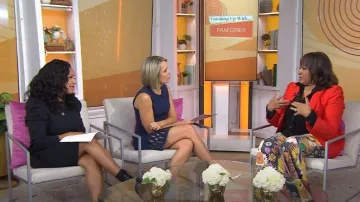 Julie Brown Amanda Dress worn by Dylan Dreyer as seen in Today on October 26, 2022