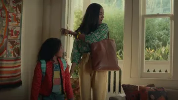 Ba&sh Panama Blouse worn by Amy Wheeler (Zoe Saldana) as seen in From Scratch (S01E06)