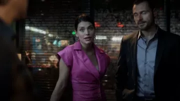 Retrofête Gia Dress worn by Nadia Morales (Eva De Dominici) as seen in The Cleaning Lady (S02E04)