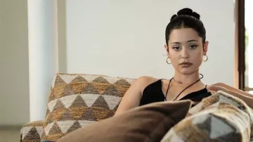 Dion Lee Crochet Tie Fastened Top worn by Maddy Perez (Alexa Demie) as seen in Euphoria (S02E05)