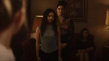 Isa Boulder Scan Crochet Top worn by Maddy Perez (Alexa Demie) as seen in Euphoria (S02E05)