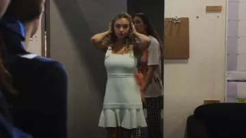 Jona Simkhai Clara Mini robe portée par Cassie Howard (Sydney Sweeney) vue dans Euphoria (S02E03)