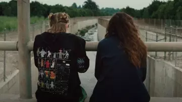 Claire Barrow Aliens Hoodie worn by Jules Vaughn (Hunter Schafer) as seen in Euphoria (S02E03)