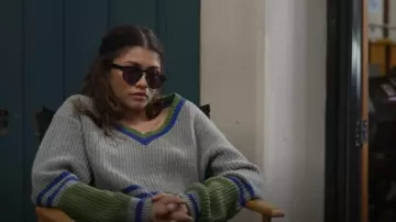 CHIMI 02 Tortoise Sunglasses worn by Rue Bennett (Zendaya) as seen in Euphoria (S02E03)
