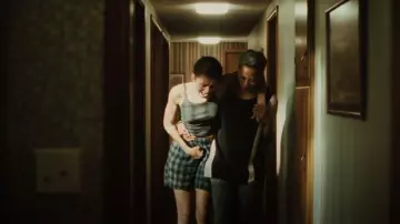 Urban Outfitters Pierce Shadow Plaid Short worn by Rue Bennett (Zendaya) as seen in Euphoria (S02E06)