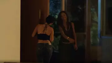 True Religion Tony Lowrise Slim Cut Bootleg Blue worn by Maddy Perez (Alexa Demie) as seen in Euphoria (S02E06)