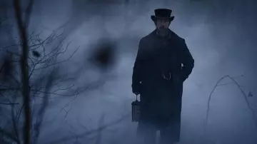 Victorian Hat worn by Augustus Landor (Christian Bale) as seen in The Pale Blue Eye movie wardrobe