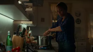 Free People Shirt Up Blouse worn by Amy Wheeler (Zoe Saldana) as seen in From Scratch (S01E04)