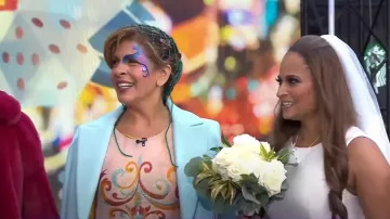 Alice + Olivia Joelle Coat worn by Hoda Kotb as seen in Today on October 31, 2022