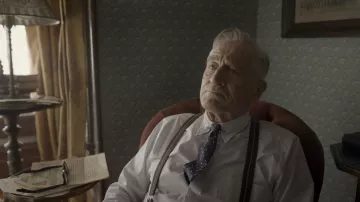 Polka Dot Tie in navy blue worn by General Gil Dillenbeck (Robert De Niro) as seen in Amsterdam