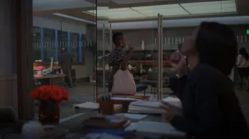 Stella McCartney Falabella Tote worn by Autumn Owens (Tiffany Yvonne Cox) as seen in Reasonable Doubt (S01E07)