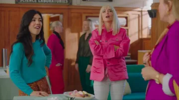 Veronika Maine Boat Neck 3/4 Sleeve Knit Jersey worn by Morgana Finch (Alin Sumarwata) as seen in My Life Is Murder (S03E09)