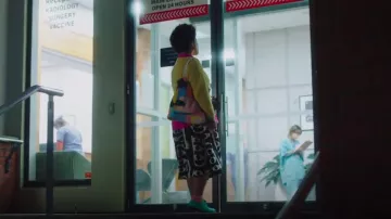 Gorman Plant Life Smock Dress Black worn by Madison Feliciano (Ebony Vagulans) as seen in My Life Is Murder (S03E09)