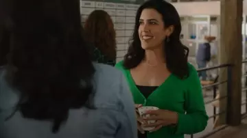 Babaton Georgie Cardi­gan worn by Shannon Ross (Nicole Power) as seen in Strays (S02E08)