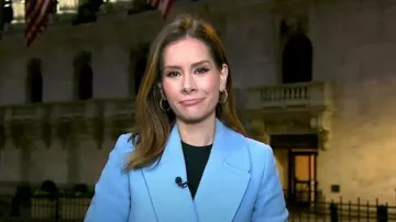 J. Crew Double Breasted Wool Coat worn by Rebecca Jarvis as seen in Good Morning America on November 2, 2022
