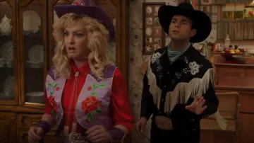 Rockmount Ranchwear Fringe Embroidered Long Sleeve Western Shirt worn by Barry Goldberg (Troy Gentile) as seen in The Goldbergs (S10E07)
