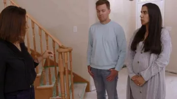 Shein Maternity Tank Dress con abrigo usado por Alexia como se ve en Love It or List It (S19E08)