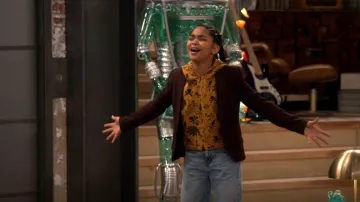 Scotch & Soda Printed Wide Fit Hoodie worn by Millicent(Jaidyn Triplett) as seen in iCarly (S01E03)
