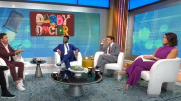 Black Halo Corrine Jumpsuit worn by Dana Jacobson as seen in CBS Mornings on November 4, 2022