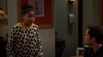 Cat & Jack Hearts Sweatshirt worn by Millicent (Jaidyn Triplett) as seen in iCarly (S02E09)