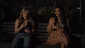 Glamorous Mi­ni Smock Dress worn by Latika Desai (Nida Khurshid) as seen in The Winchesters (S01E04)