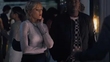 Zara Satin Skirt worn by Addy Prentiss (Annalisa Cochrane) as seen in One of Us Is Lying (S02E02)
