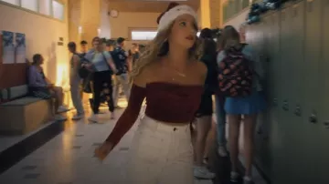 Cotton on Pocket Wide Leg Jeans worn by Vanessa Merriman (Sara Thompson) as seen in One of Us Is Lying (S02E05)