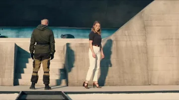 La ceinture en croco portée par Madeleine (Léa Seydoux) dans le film Mourir peut attendre