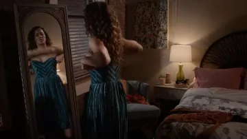 Dress the Population Fit Flare Dress worn by Andy Herrera (Jaina Lee Ortiz) as seen in Station 19 (S06E05)