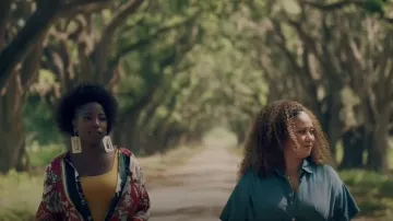 Johnny Was Mallory Crane Blusa usada por Nova Bordelon (Rutina Wesley) como se ve en Queen Sugar (S07E09)