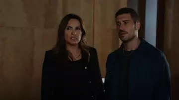 Eton Slim-Fit Double-Faced Cotton Overshirt worn by Detective Joe Velasco (Octavio Pisano) as seen in Law & Order: Special Victims Unit (S24E05)