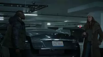 Nobis Cardinal Puffer Parka porté par Darnell James (Keston John) comme on le voit dans In the Dark (S04E08)