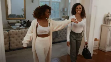 Fashion Nova Living In It 3 Piece Legging Set worn by Candiace Dillard Bassett as seen in The Real Housewives of Potomac (S07E05)