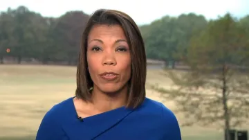 Calvin Klein Fold-Over 3/4 Sleeve Sheath Dress worn by Nikole Killion as seen in CBS Mornings on November 7, 2022