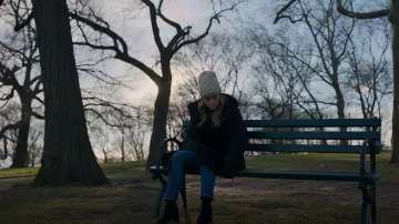 Moorer Hooded Puffer Coat worn by Michaela Stone (Melissa Roxburgh) as seen in Manifest (S04E02)