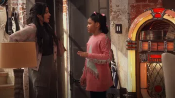 Stella McCartney Star Motif Fringed Dress worn by Millicent (Jaidyn Triplett) as seen in iCarly (S01E08)