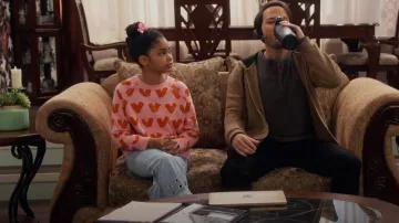 Forever 21 Girls Frayed Grommet Jeans worn by Millicent (Jaidyn Triplett) as seen in iCarly (S01E09)