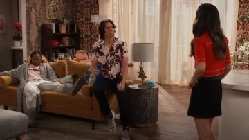 Camisa AllSaints Jardin usada por Spencer Shay (Jerry Trainor) como se ve en iCarly (S01E09)