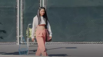 Nike Dri-FIT Indy Light-Support Padded V-Neck worn by Thea Mays (Camille Hyde) as seen in All American: Homecoming (S02E04)
