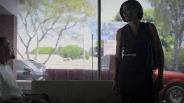 Gucci Thin GG Marmont Belt worn by Jax Stewart (Emayatzy Corinealdi) as seen in Reasonable Doubt (S01E08)