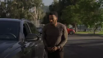 Essentials Fear Of God Hoodie worn by Lewis Stewart (McKinley Freeman) as  seen in Reasonable Doubt (S01E04)