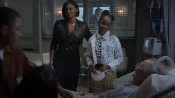 Burberry Margo Print Polo Dress worn by Naima Stewart (Aderinsola Olabode) as seen in Reasonable Doubt (S01E08)