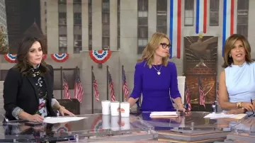 Yumi Kim Stargaze Robe portée par Hallie Jackson comme on le voit dans Today on November 9, 2022