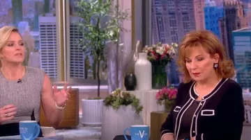 Alice + Olivia Rhoda Cropped Cardigan worn by Joy Behar as seen in The View on November 9, 2022