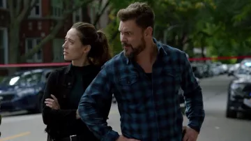 RRL Ralph Lauren Brushed Workshirt porté par Adam Ruzek (Patrick Flueger) vu dans Chicago P.D. (S10E06)