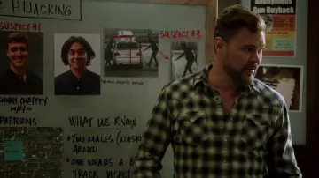 RRL Ralph Lauren Buffalo Check Print Shirt porté par Adam Ruzek (Patrick Flueger) vu dans Chicago P.D. (S10E06)